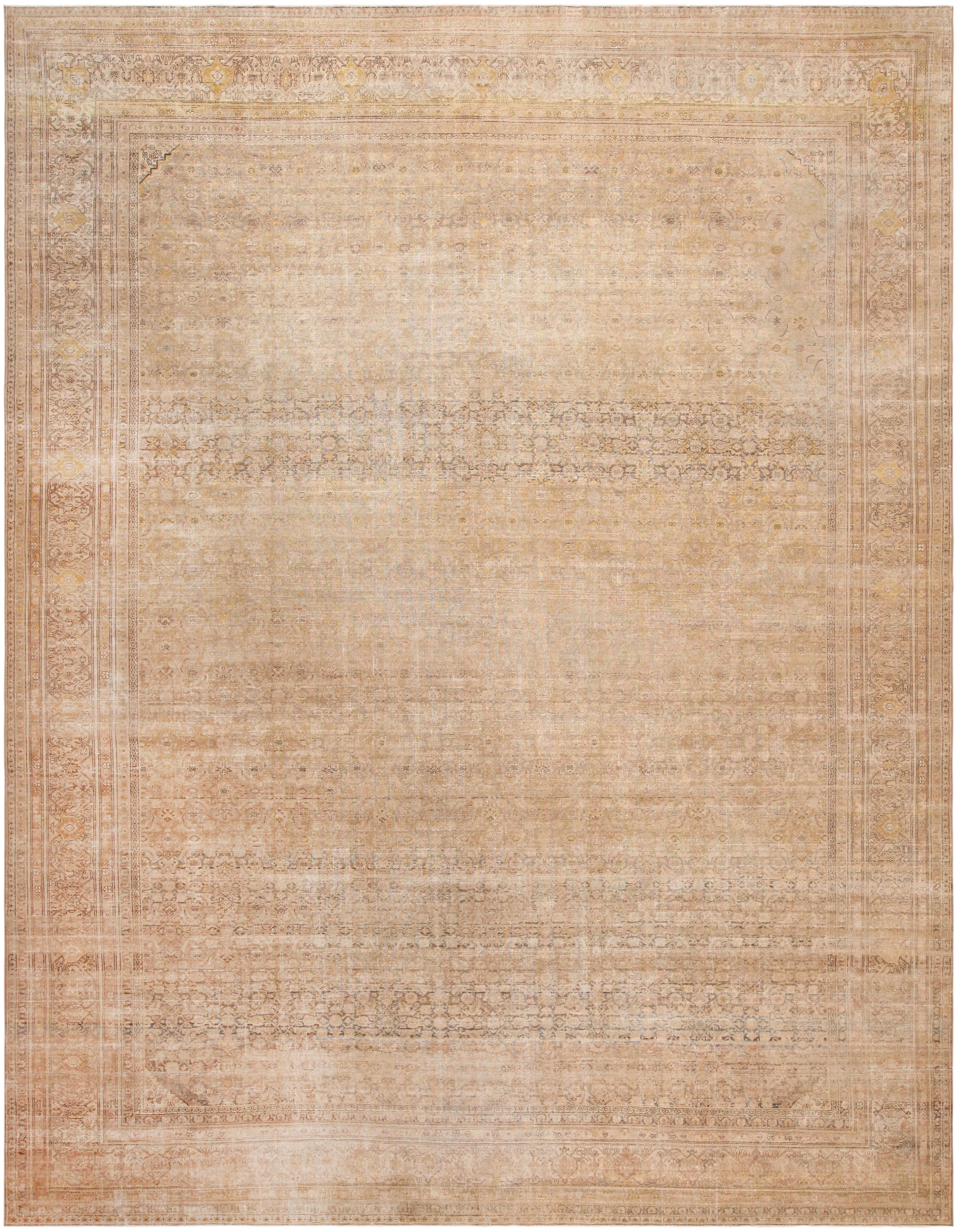 Large Antique Persian Tabriz Rug 72119 Nazmiyal Antique Rugs