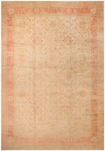 Oversized Vintage Turkish Oushak Rug 71966 by Nazmiyal Antique Rugs