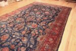Side Of Fine Oversized Antique Persian Kashan Manchester Wool Rug 72080 by Nazmiyal Antique Rugs