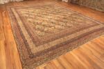 Side Of Garden Design Large Antique Persian Kerman Rug 72038 by Nazmiyal Antique Rugs