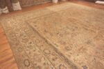 Side Of Oversized Decorative Antique Persian Khorassan Dorokhsh Rug 71956 by Nazmiyal Antique Rugs