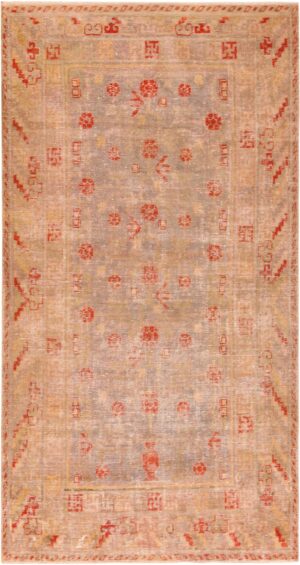 Small Antique East Turkestan Khotan Rug 71747 by Nazmiyal Antique Rugs