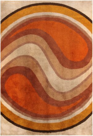 Vintage Scandinavian Rya Rug 71993 by Nazmiyal Antique Rugs