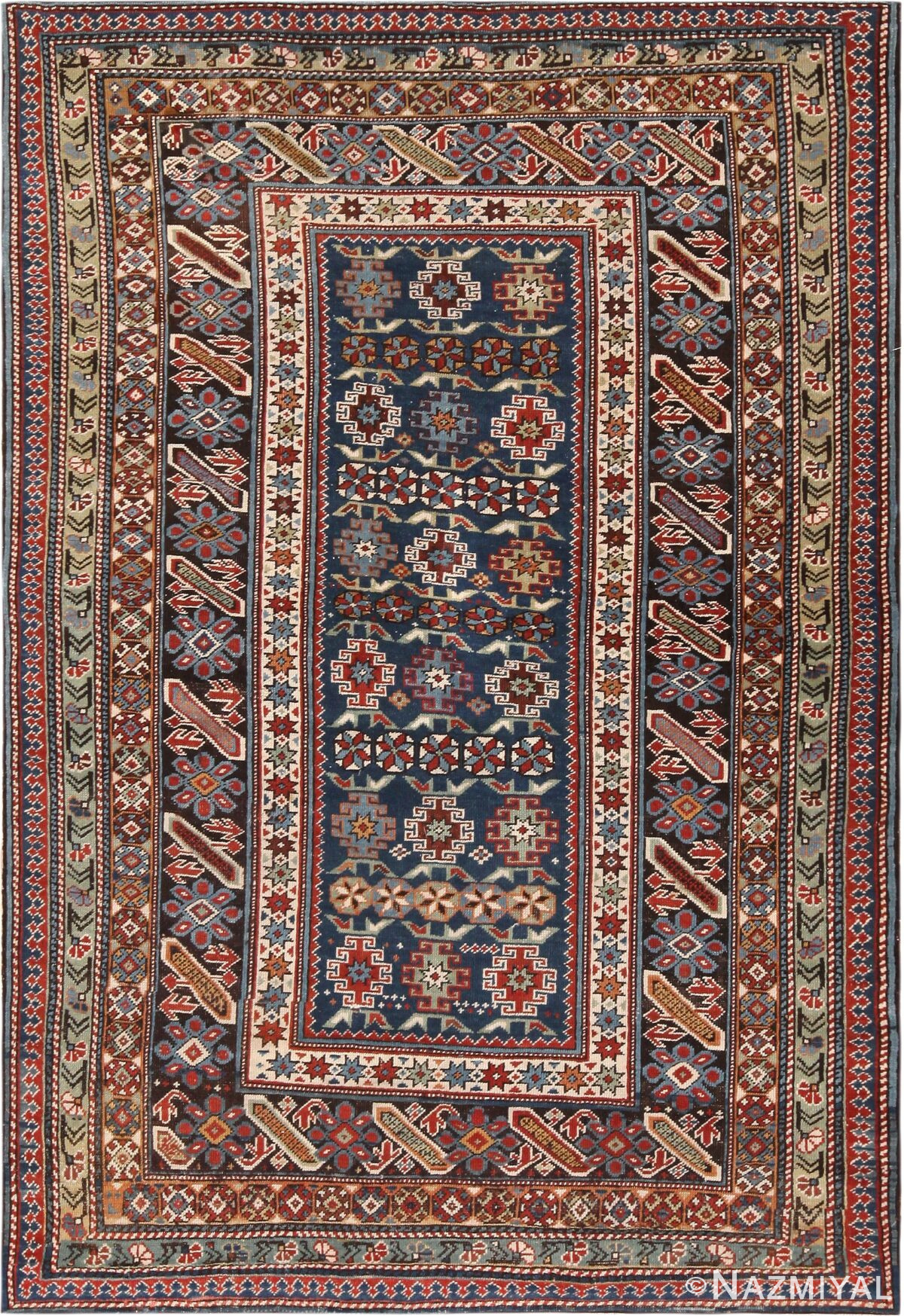 Antique Caucasian Chi Chi Rug 72113 by Nazmiyal Antique Rugs