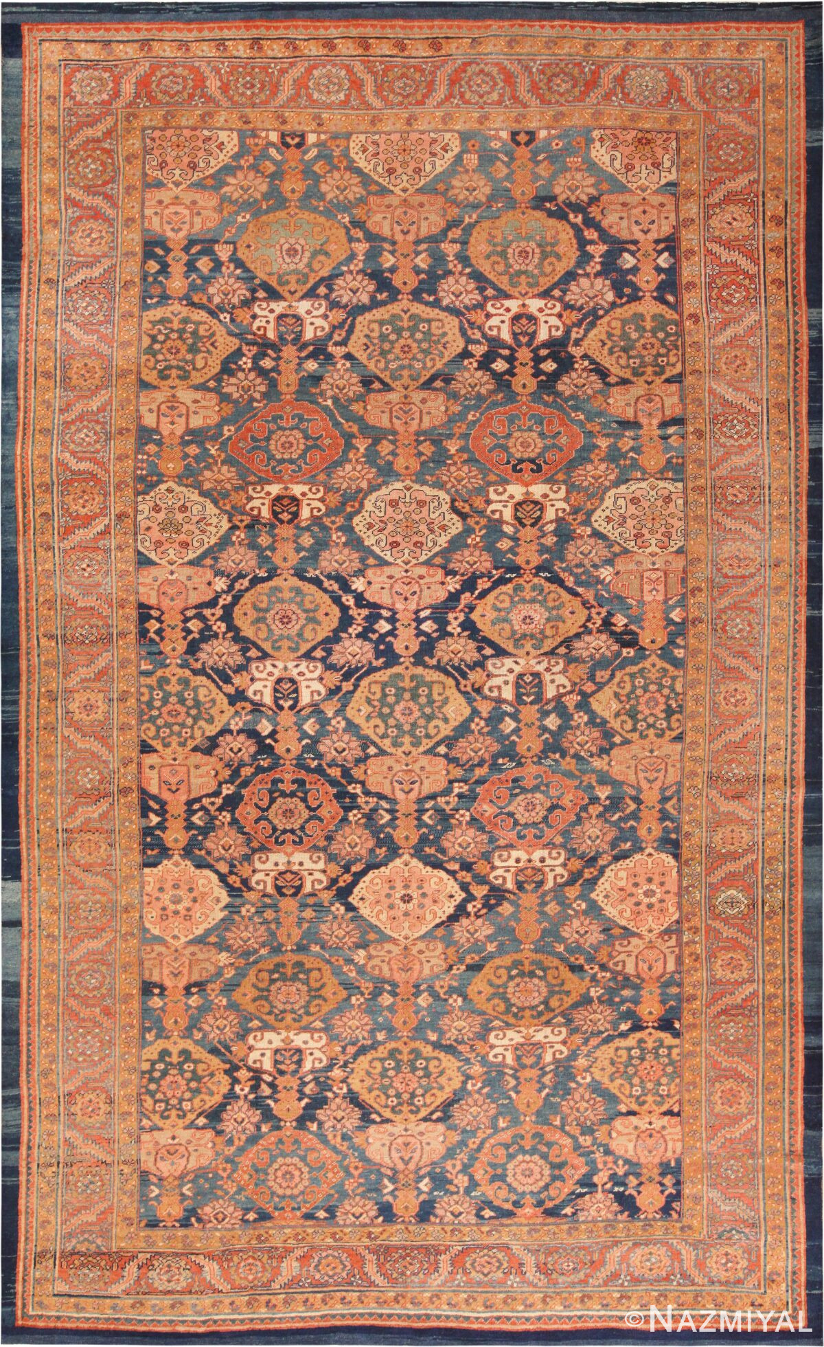 Antique Persian Bakshaish Rug 71991 by Nazmiyal Antique Rugs
