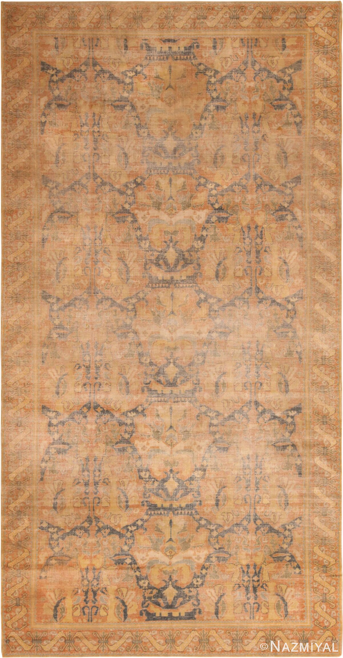 Antique Spanish Cuenca Style Rug 71431 by Nazmiyal Antique Rugs