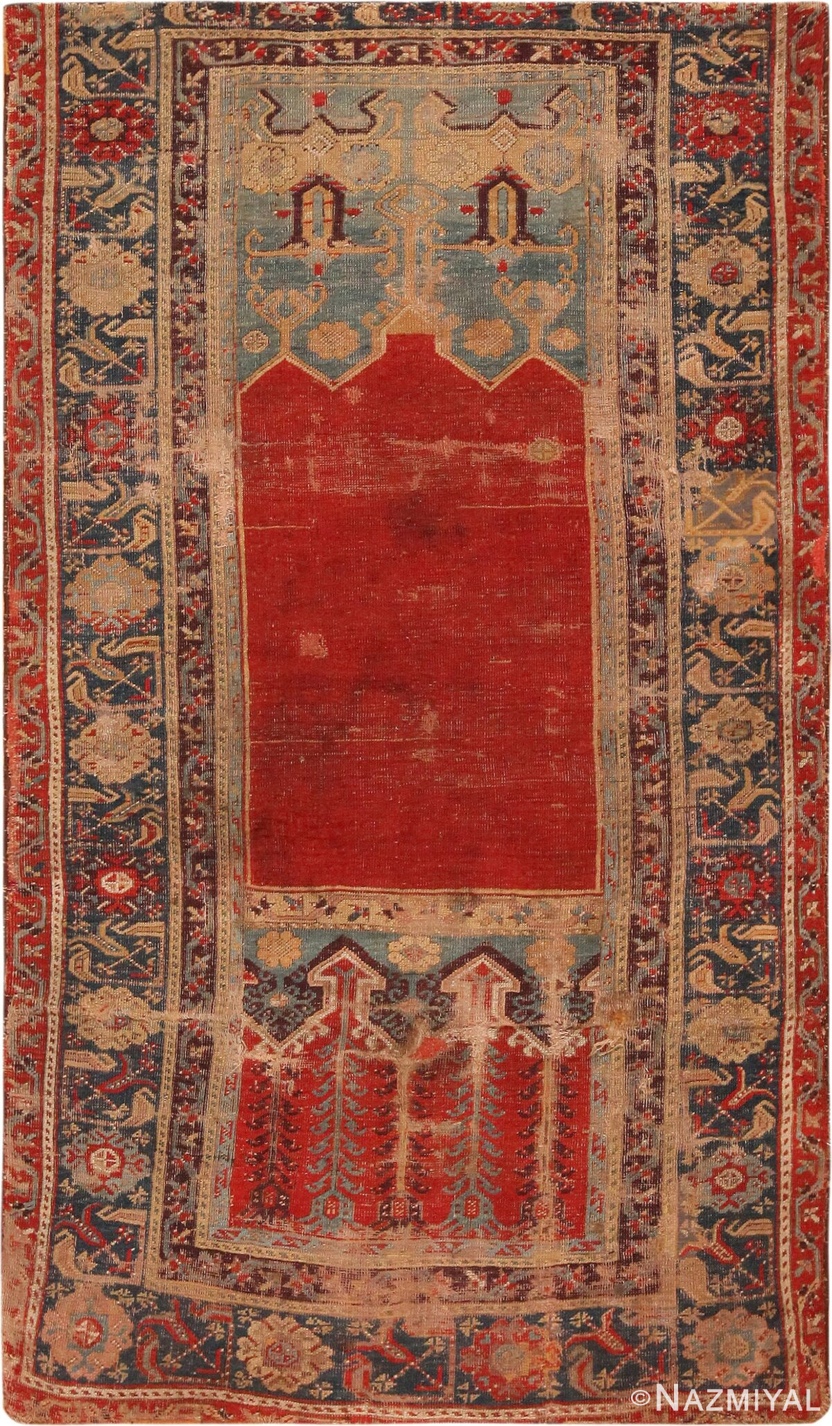 Antique Turkish Ladik Rug 71976 by Nazmiyal Antique Rugs