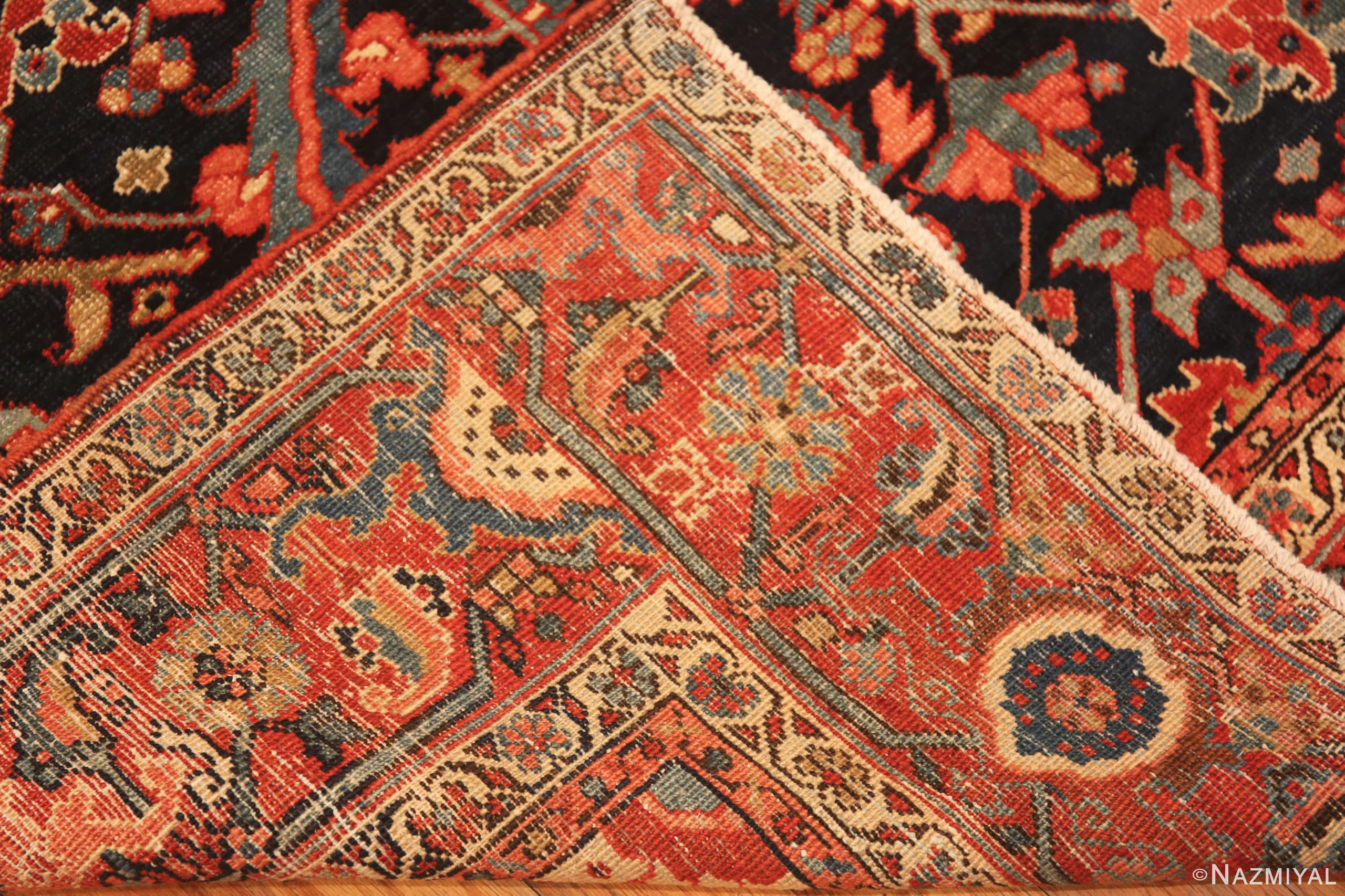 Antique Persian Heriz Tribal Runner 72050 Nazmiyal Antique Rugs