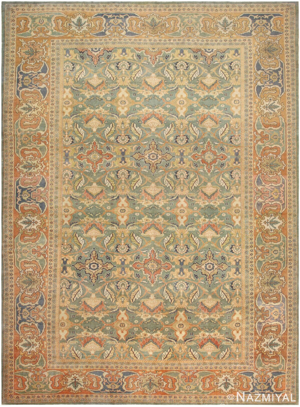 Large Antique Persian Sultanabad Rug 72036 by Nazmiyal Antique Rugs