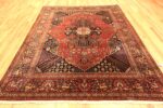 Whole View Of Antique Persian Mohtasham Kashan Rug 71617 by Nazmiyal Antique Rugs