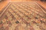 Whole View Of Garden Design Large Antique Persian Kerman Rug 72038 by Nazmiyal Antique Rugs