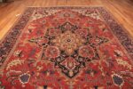 Whole View Of Large Antique Persian Heriz Rug 72039 by Nazmiyal Antique Rugs