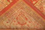 Back Of Antique Turkish Oushak Rug 71941 by Nazmiyal Antique Rugs