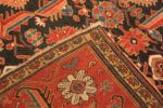 Back Of Beautiful Fine Rustic Antique Tribal Herati Jewel Tone North West Persian Rug 72120 by Nazmiyal Antique