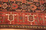 Border Of Beautiful Fine Rustic Antique Tribal Herati Jewel Tone North West Persian Rug 72120 by Nazmiyal Antique