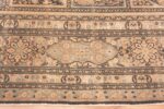 Border Of Large Garden Design Antique Persian Khorassan Rug 72163 by Nazmiyal Antique Rugs