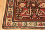 Corner Of Antique Caucasian Kazak Rug 72095 by Nazmiyal Antique Rugs