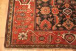 Corner Of Beautiful Fine Rustic Antique Tribal Herati Jewel Tone North West Persian Rug 72120 by Nazmiyal Antique