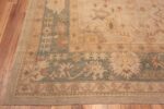 Corner Of Large Modern Turkish Oushak Rug 72159 by Nazmiyal Antique Rugs