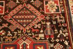 Detail Of Antique Caucasian Kazak Rug 72095 by Nazmiyal Antique Rugs