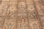 Detail Of Large Garden Design Antique Persian Khorassan Rug 72163 by Nazmiyal Antique Rugs