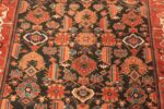 Details Of Beautiful Fine Rustic Antique Tribal Herati Jewel Tone North West Persian Rug 72120 by Nazmiyal Antique Rugs