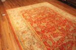 Side Of Antique Turkish Oushak Rug 71941 by Nazmiyal Antique Rugs