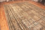 Side Of Large Garden Design Antique Persian Khorassan Rug 72163 by Nazmiyal Antique Rugs