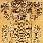 Tiger Symbol In Rugs by Nazmiyal
