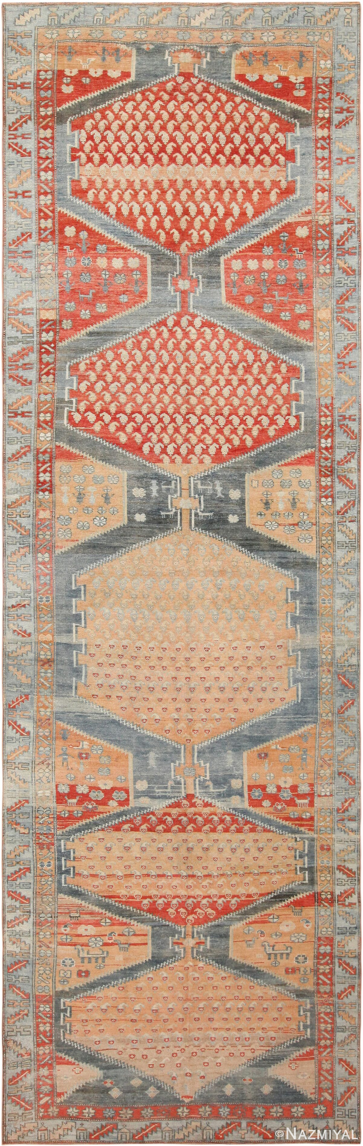 Antique North West Persian Gallery Size Rug 72150 by Nazmiyal Antique Rugs