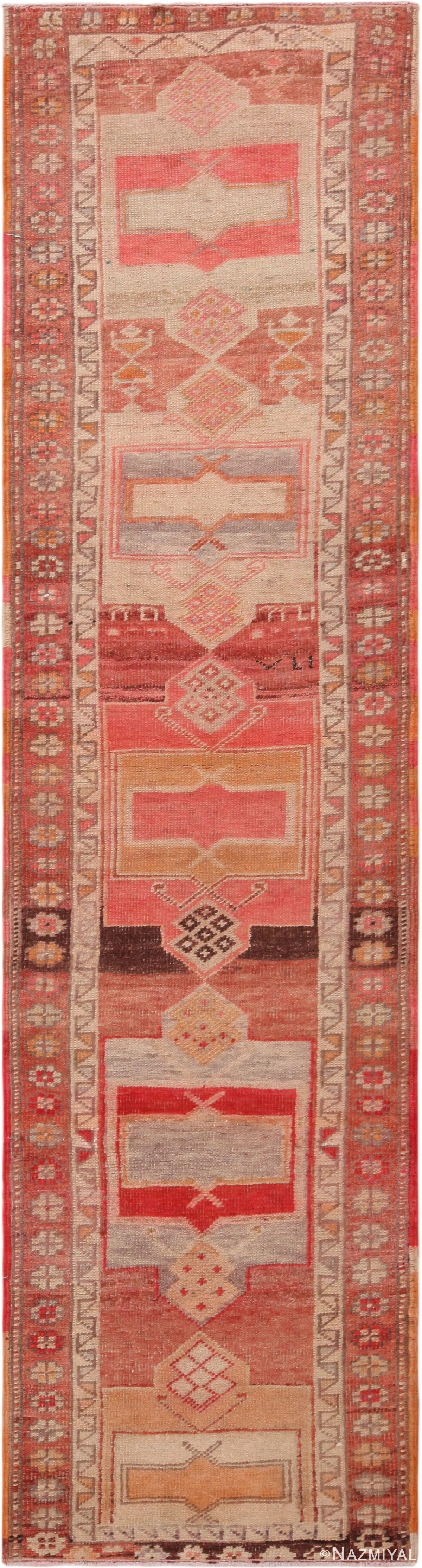 Antique Persian Kurdish Runner Rug 72154 by Nazmiyal Antique Rugs