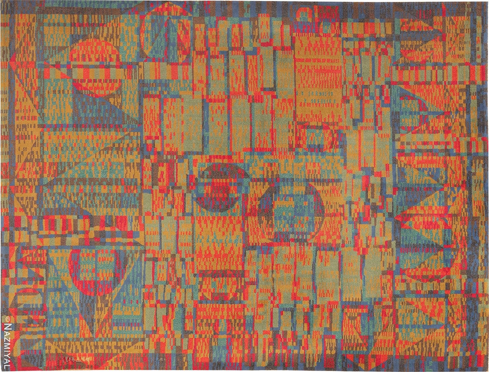 Abstract Design Vintage Swedish Rug #71444 Abstract Design Vintage Swedish Rug #71444 by Nazmiyal Antique Rugs