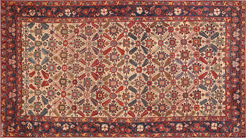 Antique Caucasian Karabagh Geometric Allover Pattern Rug #71978 Antique Caucasian Karabagh Geometric Allover Pattern Rug #71978 by Nazmiyal Antique Rugs