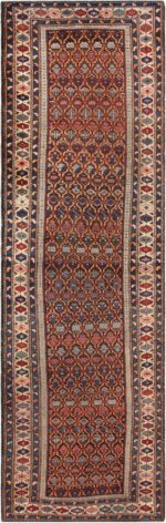 Antique Caucasian Kuba Runner Rug 72187 by Nazmiyal Antique Rugs