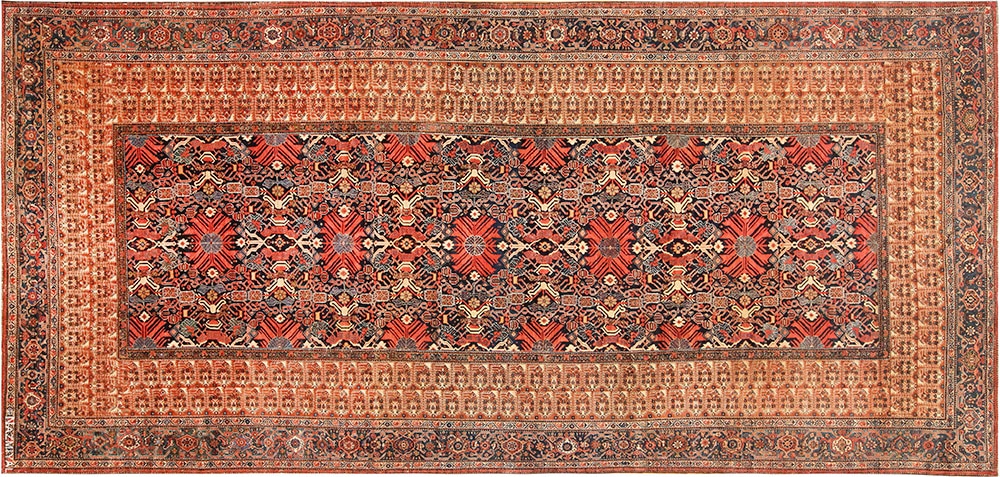 Antique Persian Farahan Rug #71990 Antique Persian Farahan Rug #71990 by Nazmiyal Antique Rugs