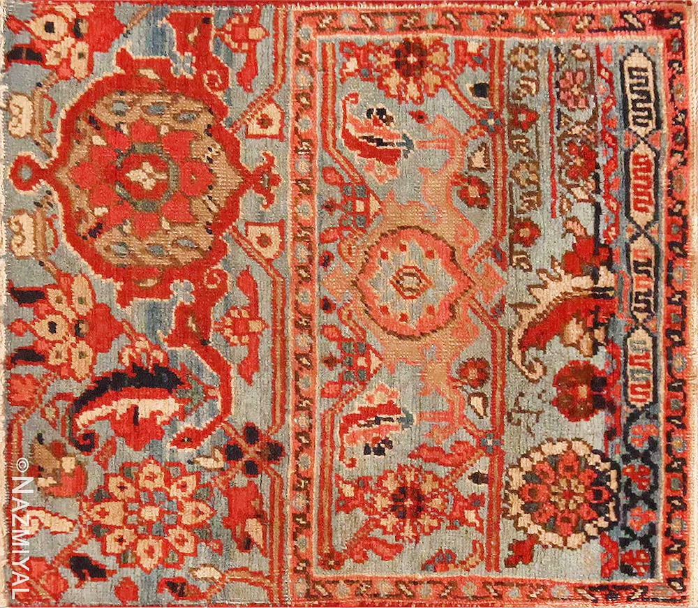 Antique Persian Heriz Sampler Rug #71964 Antique Persian Heriz Sampler Rug #71964 by Nazmiyal Antique Rugs