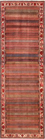 Antique Persian Bakhtiari Runner Rug 72021 by Nazmiyal Antique Rugs