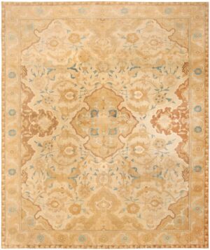 Antique Persian Polonaise Design Tabriz Rug 72243 by Nazmiyal Antique Rugs