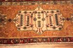 Border Of Animal Of Design Antique Indian Agra Rug 72237 by Nazmiyal Antique Rugs