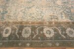 Border Of Antique Persian Wool And Cotton Tabriz Area Rug 72129 by Nazmiyal Antique Rugs