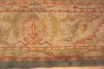 Border Of Large Antique Turkish Oushak Rug 71940 by Nazmiyal Antique Rugs