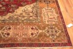 Corner Of Animal Of Design Antique Indian Agra Rug 72237 by Nazmiyal Antique Rugs