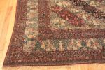 Corner Of Antique Persian Garden Design Kerman Rug 72225 by Nazmiyal Antique Rugs