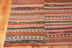 Corner Of Stripe Design Modern Turkish Rag Rug 72211 by Nazmiyal Antique Rugs