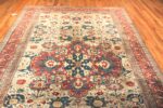 Detail Of Antique Persian Heriz Area Rug 71939 by Nazmiyal Antique Rugs