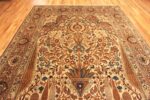 Detail Of Antique Vase Tree Of Life Persian Tabriz Rug 72227 by Nazmiyal Antique Rugs