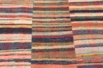 Detail Of Purple Tones Modern Turkish Rag Rug 72213 by Nazmiyal Antique Rugs