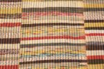Detail Of Warm Colors Modern Turkish Rag Rug 72210 by Nazmiyal Antique Rugs