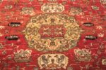 Detailed Of Animal Of Design Antique Indian Agra Rug 72237 by Nazmiyal Antique Rugs