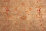 Details Of Large Antique Turkish Oushak Rug 71940 by Nazmiyal Antique Rugs